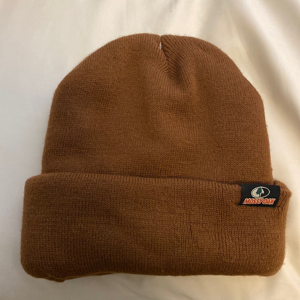 New Brown Mossy Oak beanie
